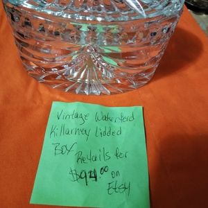 Vintage Waterford Killarney Lidded Box